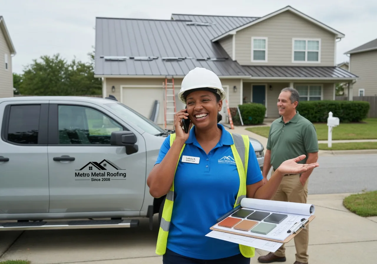Storm Damage Metal Roof Repair in Sturkie, AR